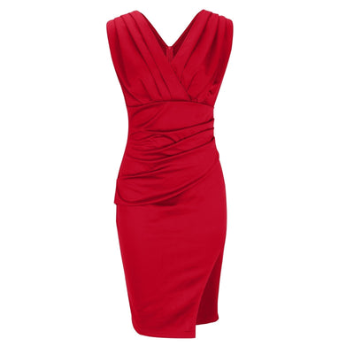 Elena | Fitted with Neckline and Slits