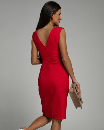 Elena | Fitted with Neckline and Slits