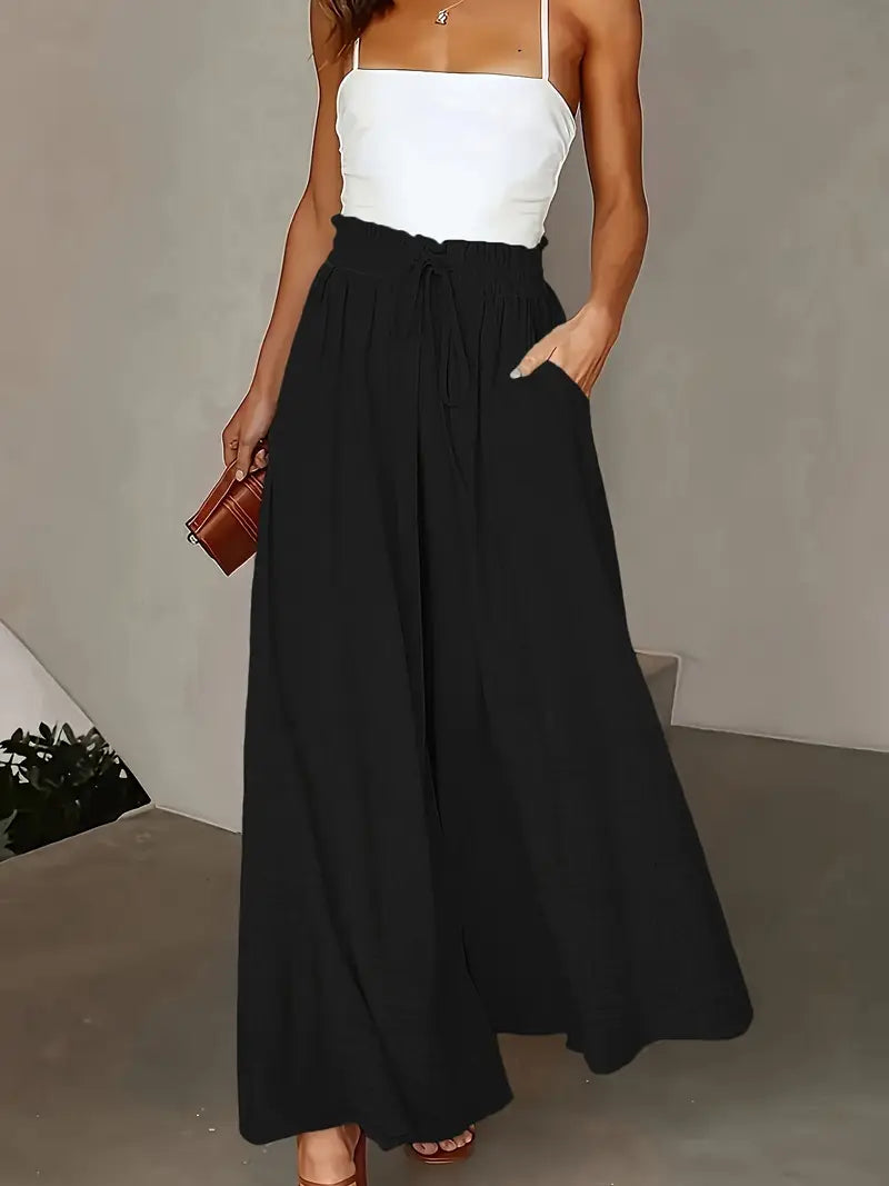 Isla™ – Elegant High-Waist Wide Leg Pants