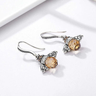 Edith - Dancing Bee Earrings