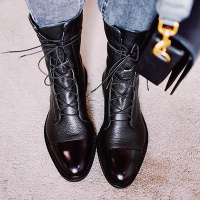 ALTHEA™ - Lace-Up Ankle Boots