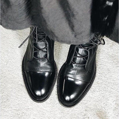 ALTHEA™ - Lace-Up Ankle Boots