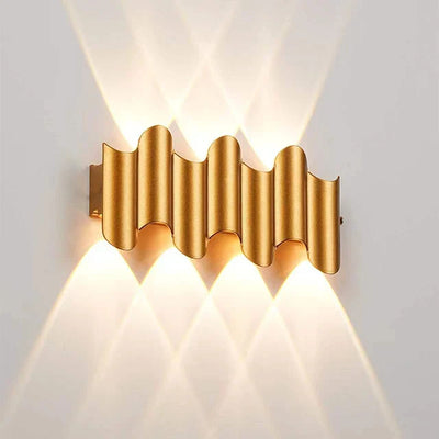 Vegas Vibe Lamp | Modern Wave Pattern Wall Lamp