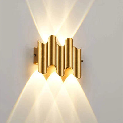 Vegas Vibe Lamp | Modern Wave Pattern Wall Lamp