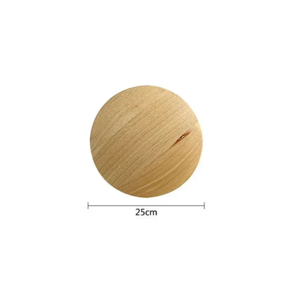 LuxeRadiant | Elegant Wooden Wall Lamp