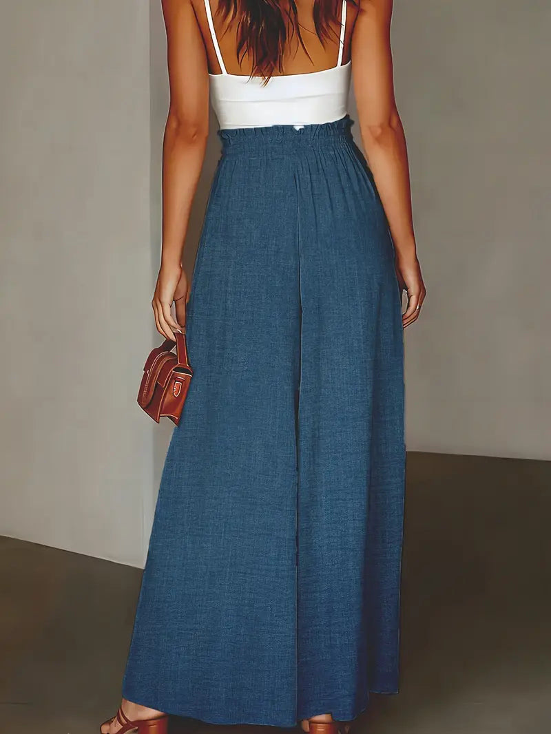 Isla™ – Elegant High-Waist Wide Leg Pants