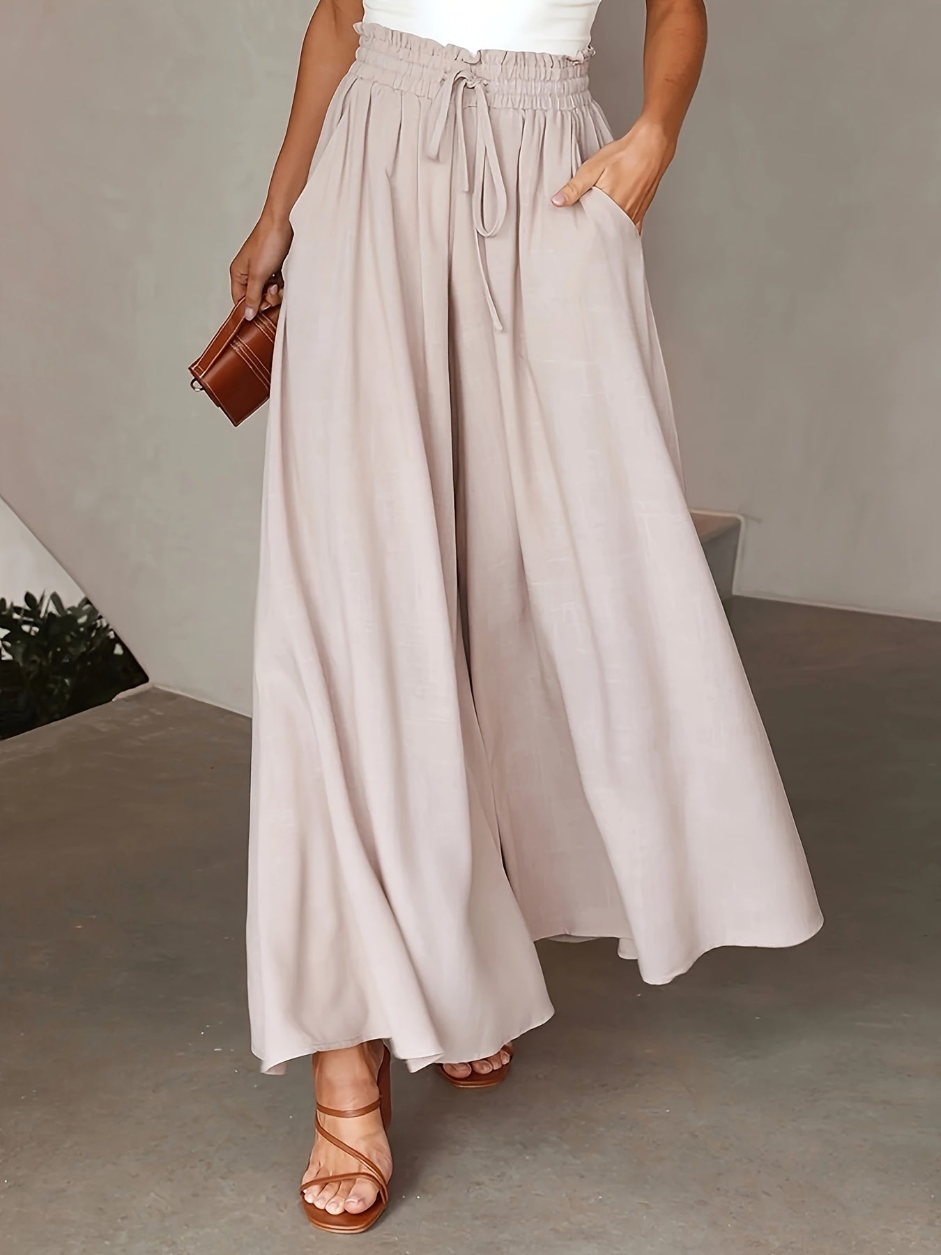 Isla™ – Elegant High-Waist Wide Leg Pants