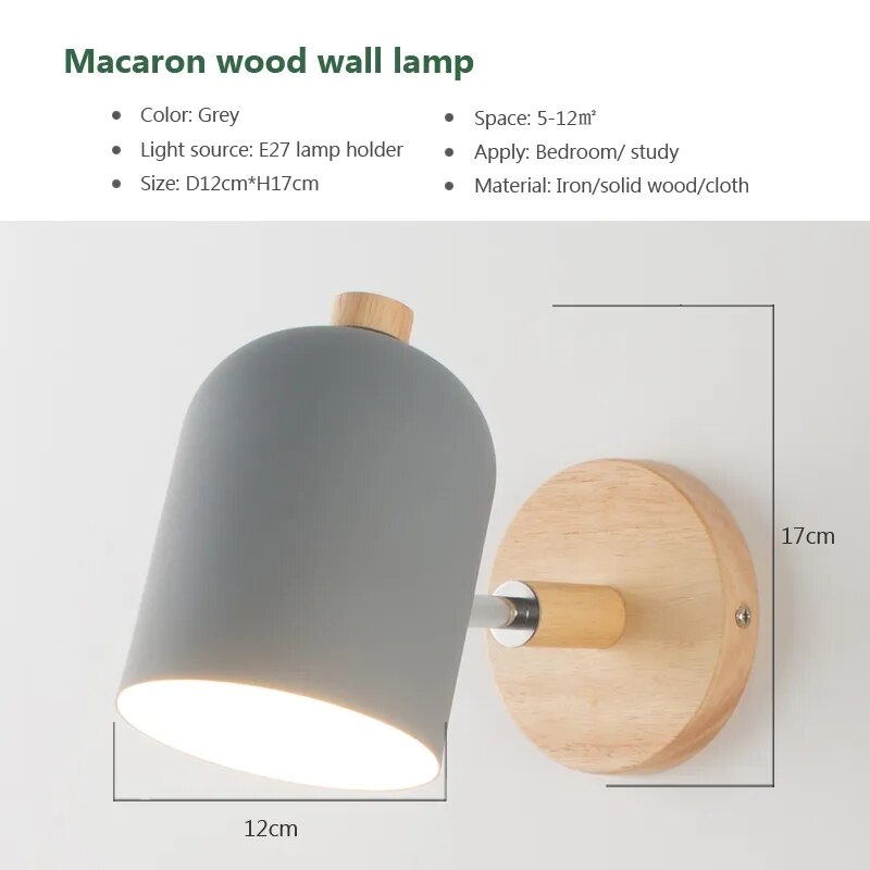 LumoLight | Cute Wooden Wall Hanging Lamp