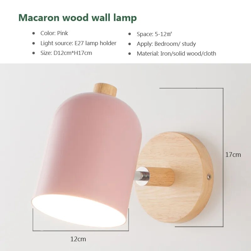 LumoLight | Cute Wooden Wall Hanging Lamp